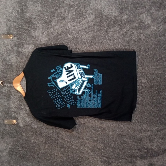 Billy Joel Black Concert Graphic Tee 2021/22 Womens Medium - Picture 3 of 9